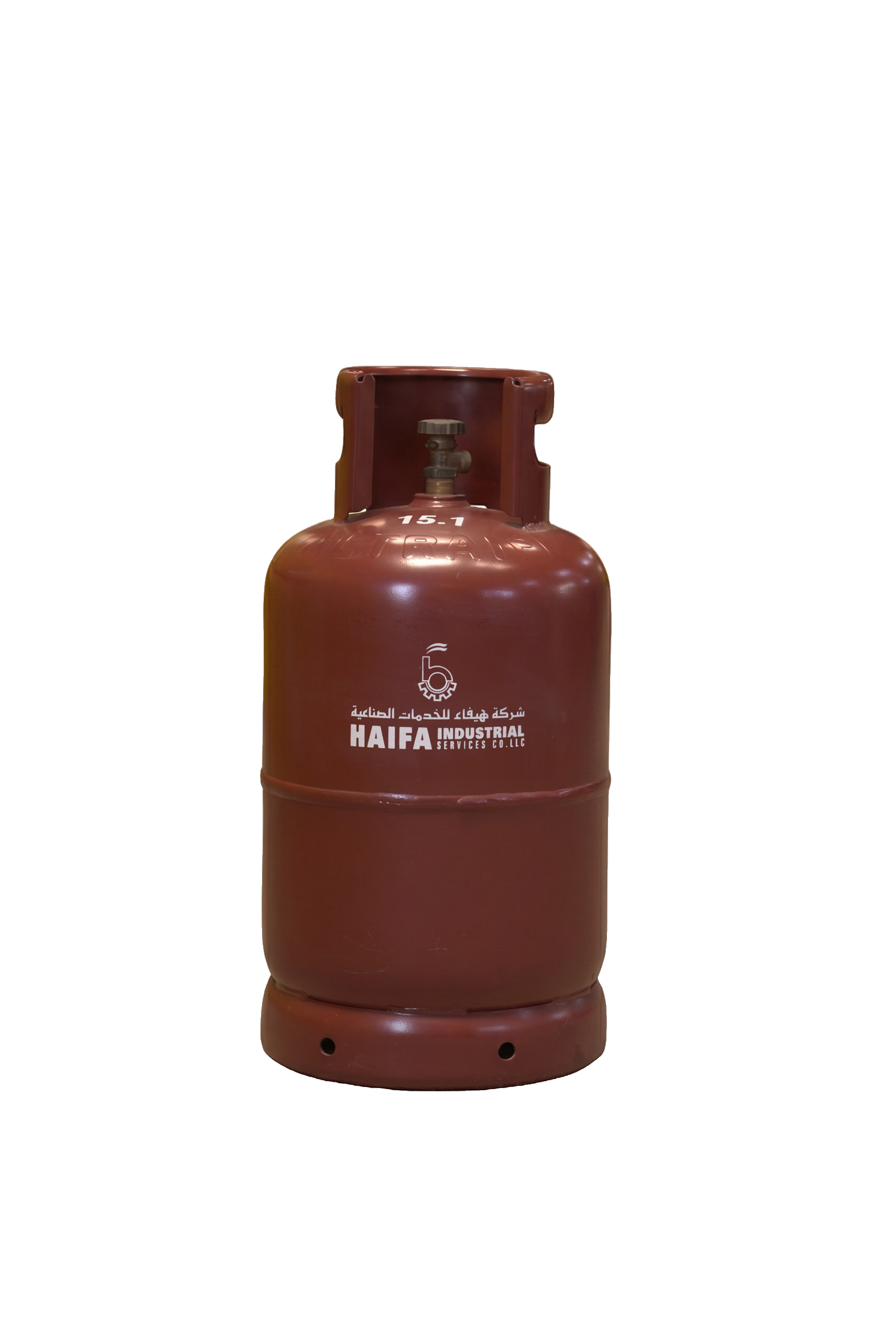 11 Kg Domestic LPG Cylinder with Dimensions Displayed